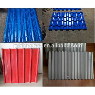 Quality Aluminum Corrugated Roof And Wall Panel , Galvanized Galvalume Metal Roof Tile R Panel